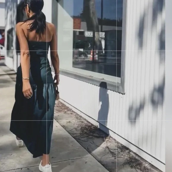 Zara Topstitched Midi Dress - Picture 4 of 17